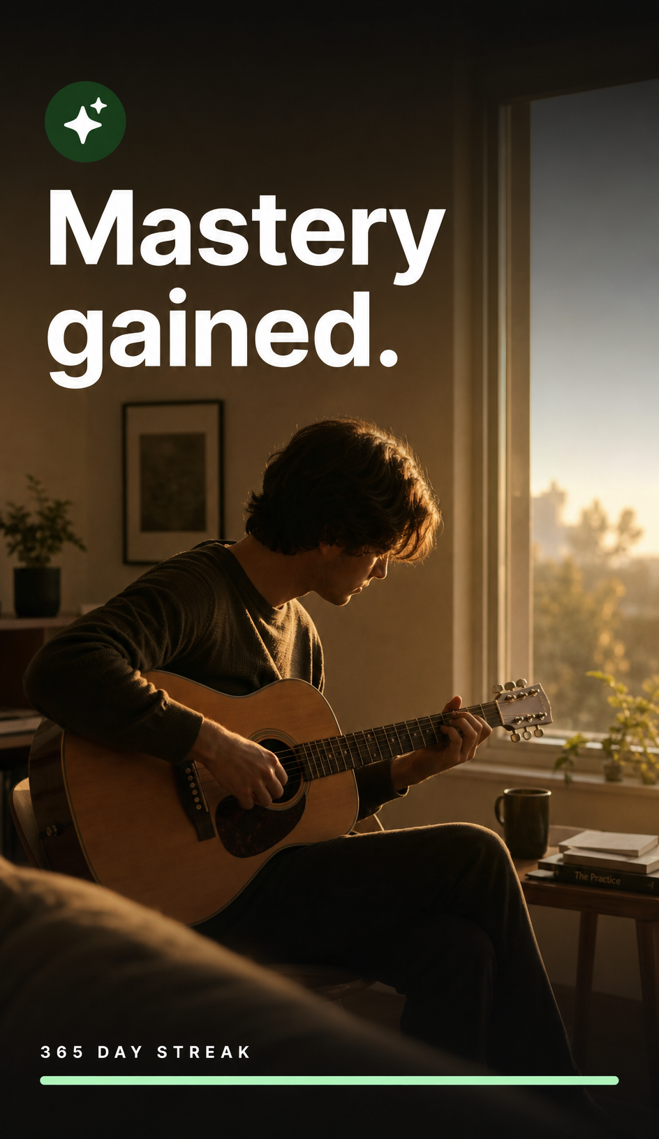 ISCEND share card: Mastery gained, 365 day streak